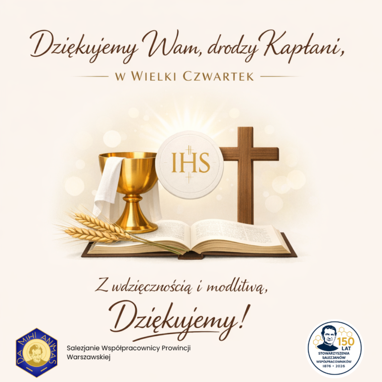 Wielki Czwartek – Dziękujemy Kapłanom